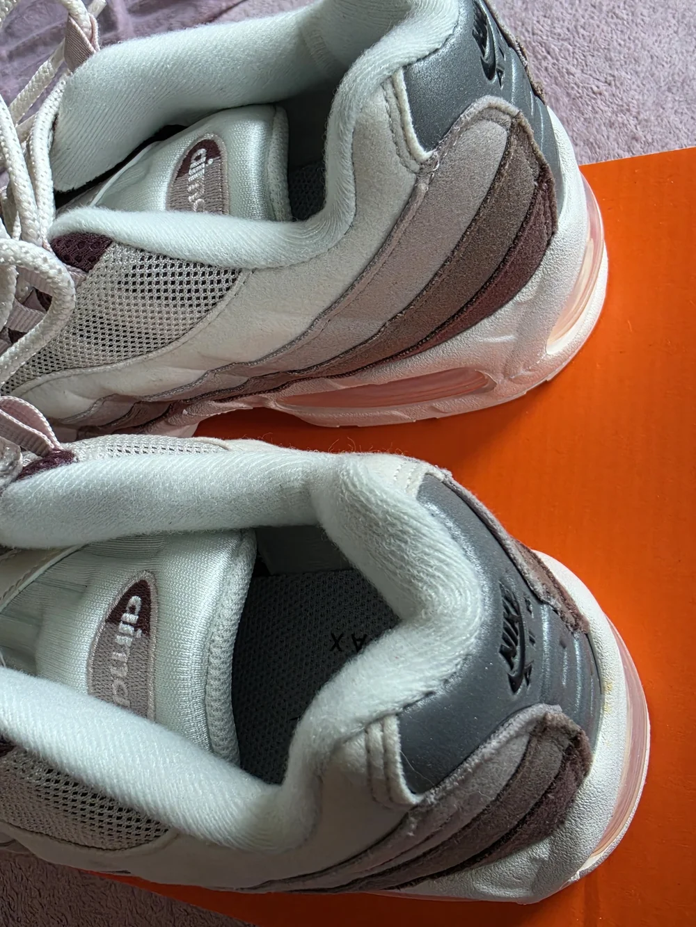 Nike Women’s Air Max 95 Sneakers in Cream and Brown
